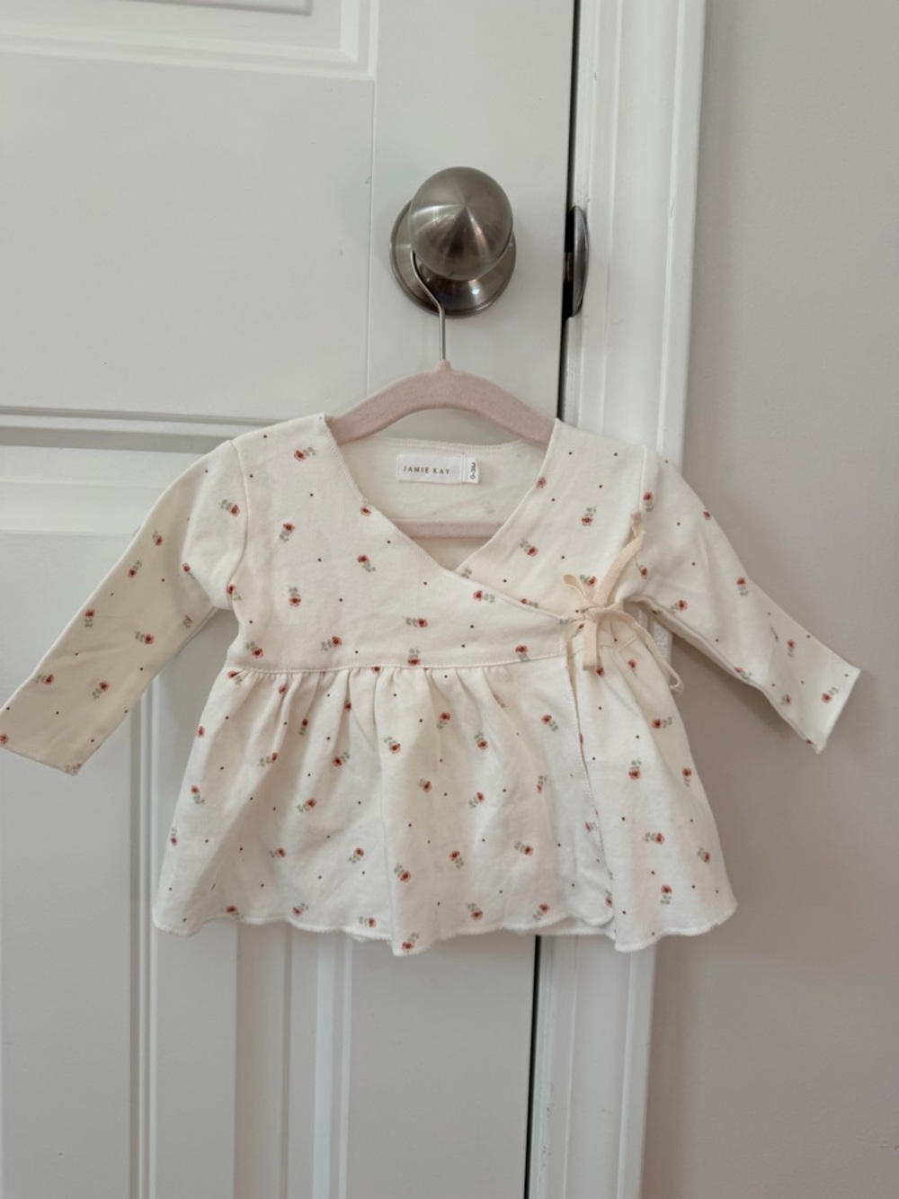 Jamie Kay Floral Wrap Peplum Top